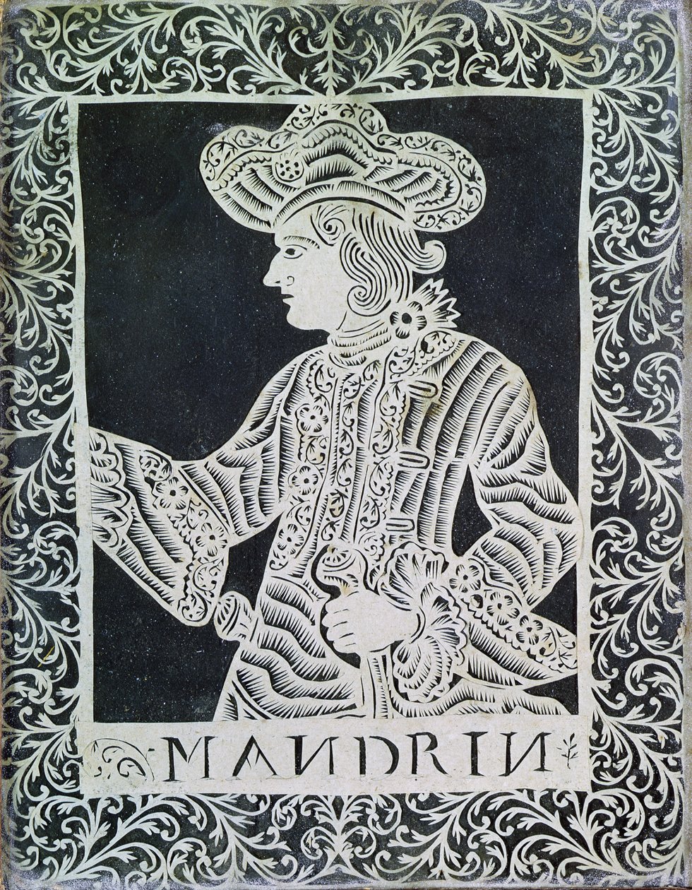 Louis Mandrin (1724-55) (collage) de French School