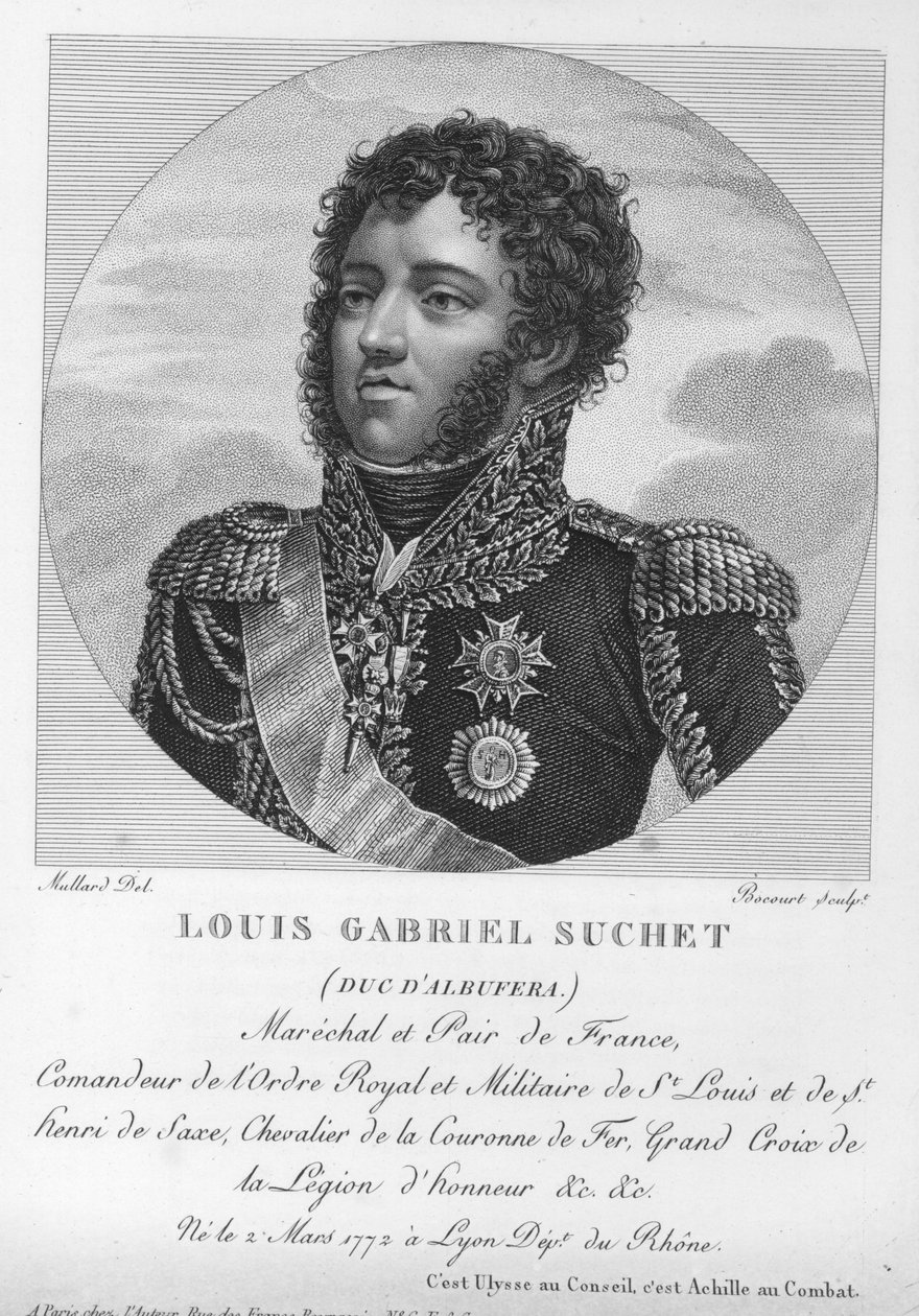 Louis-Gabriel Suchet (1770-1826) Duque de Albufera y Mariscal de Francia de French School
