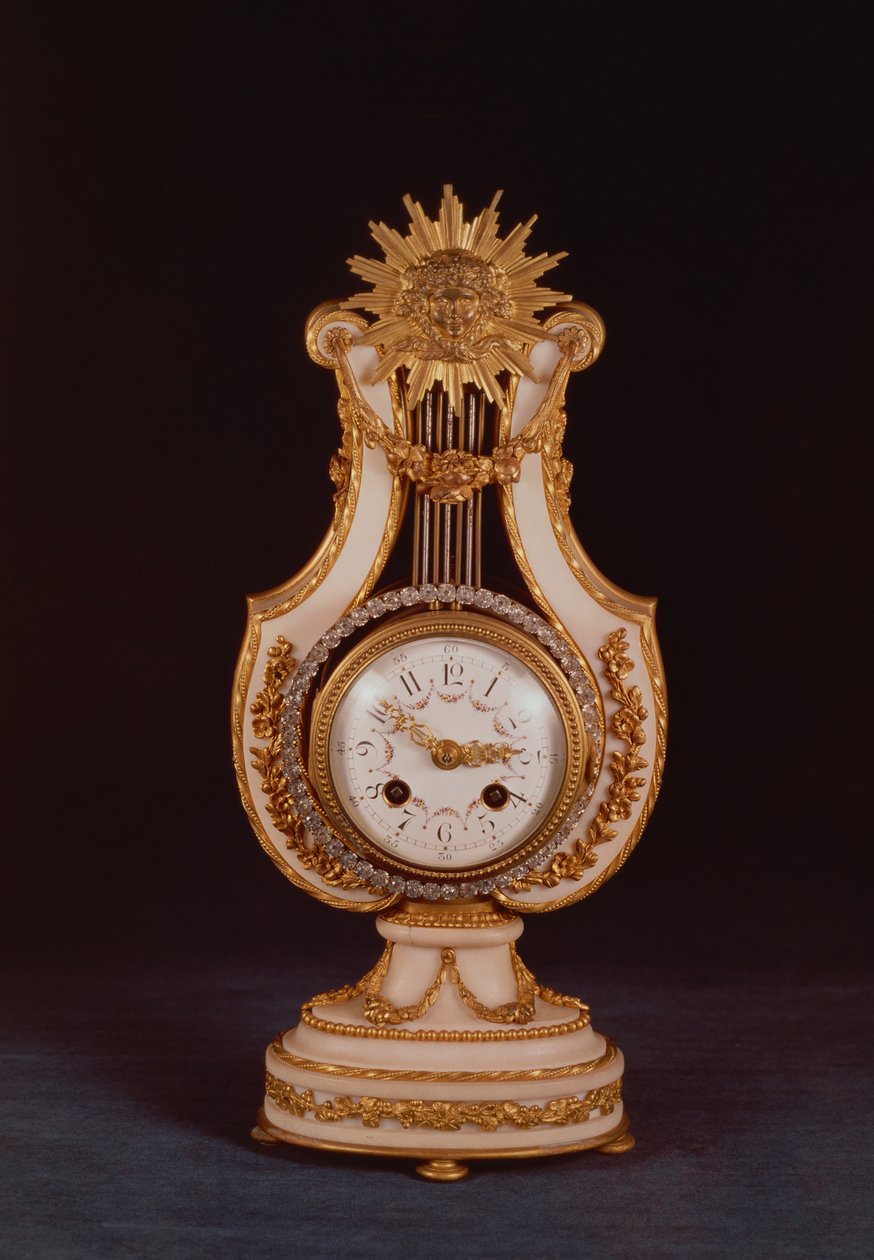 Reloj de lira, c.1810 de French School