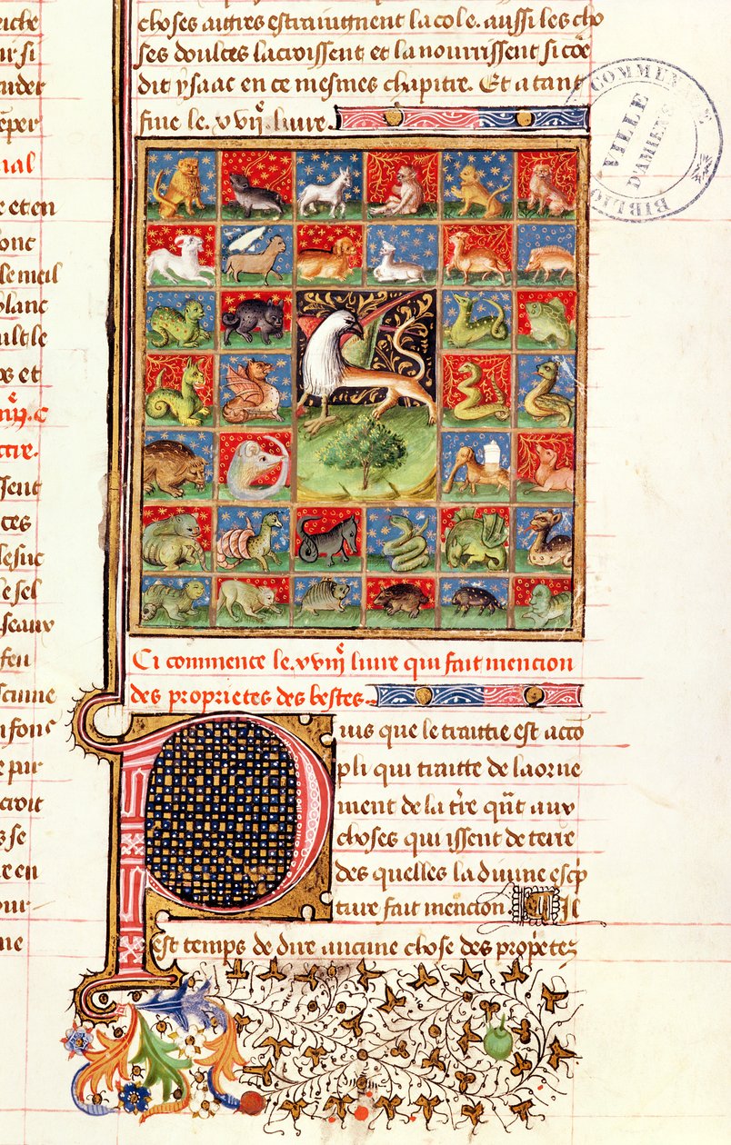 Ms 399 fol.241 Las propiedades de los animales, del 