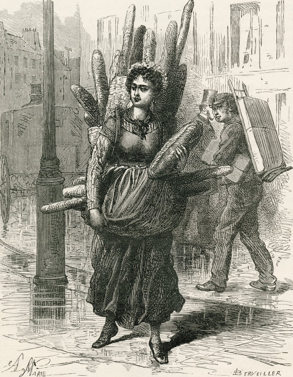 Portador de pan de París, de 