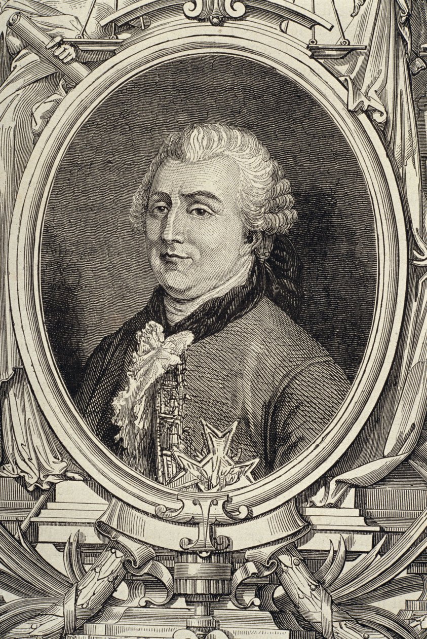 Retrato de Charles Gravier, Conde de Vergennes (1719-87) de French School