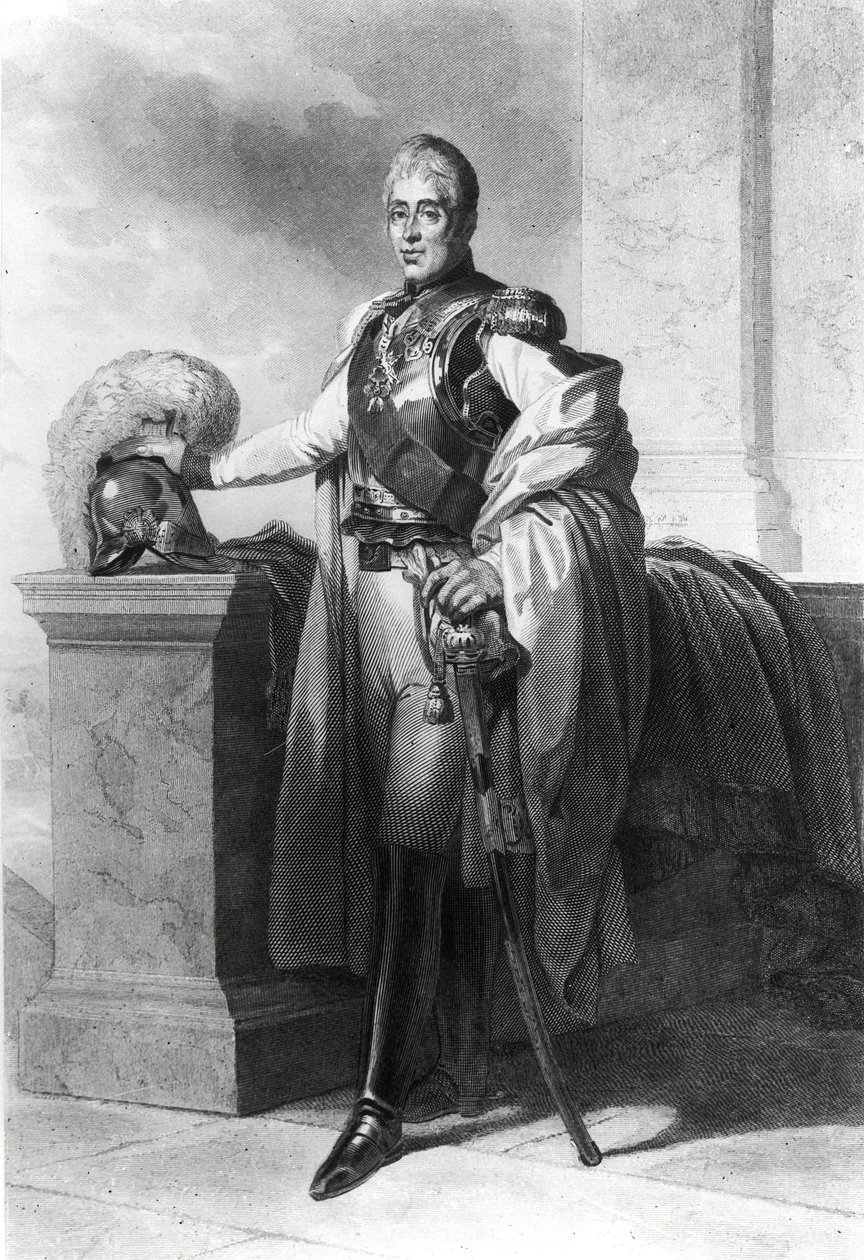 Retrato de Carlos X, Rey de Francia y Navarra de French School