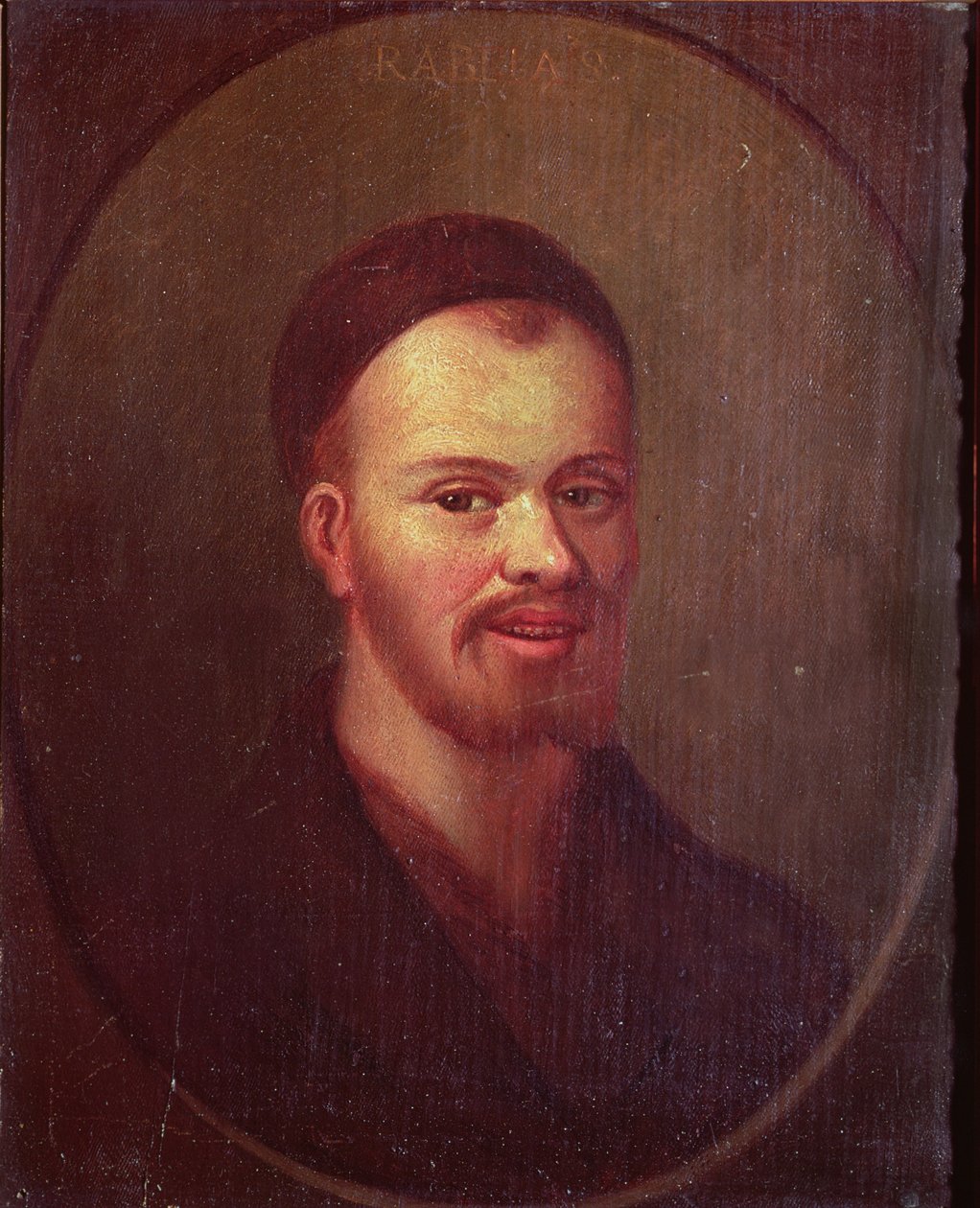 Retrato de François Rabelais (c.1494-c.1553), satírico francés de French School