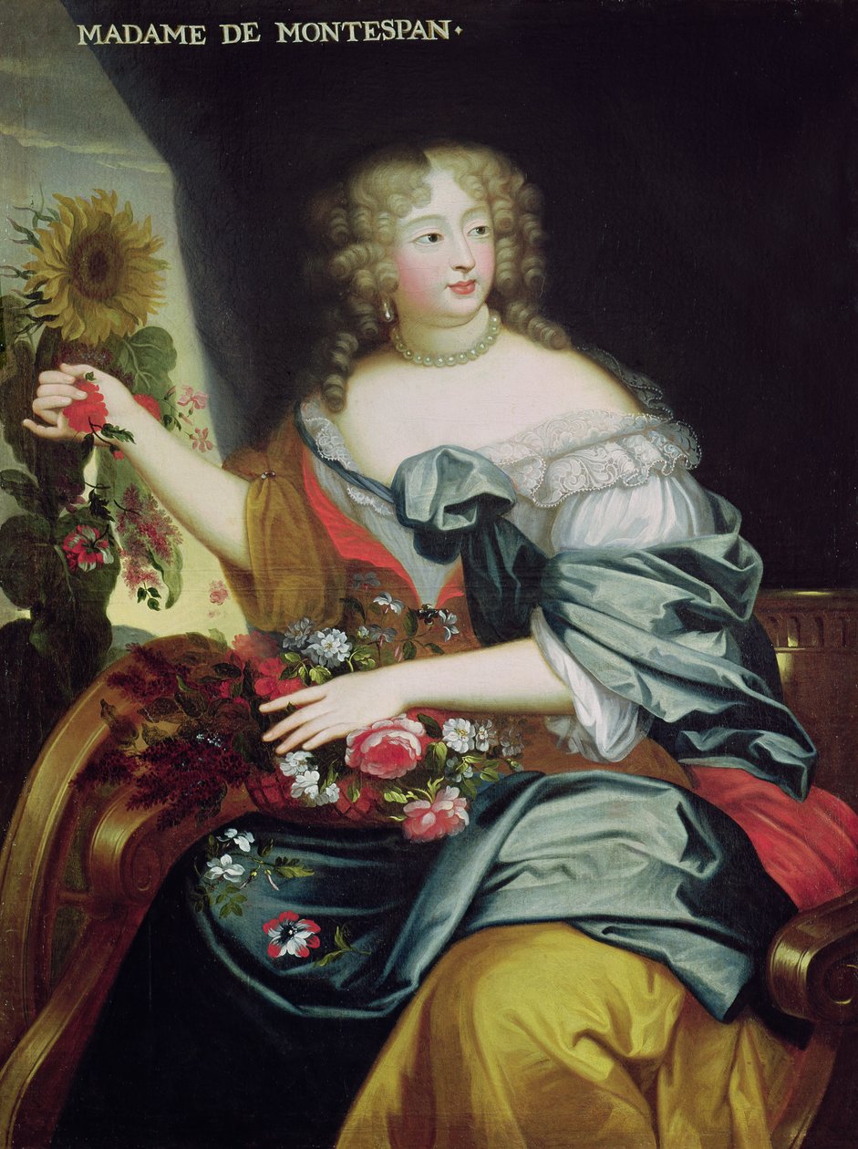 Retrato de Francoise-Athenaise Rochechouart de Mortemart (1641-1707) Marquesa de Montespan de French School