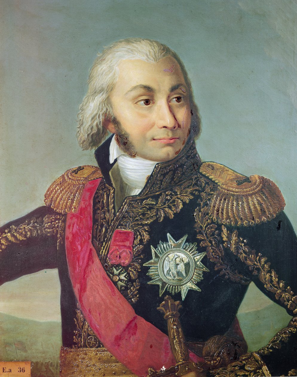 Retrato del Mariscal Jean-Baptiste Jourdan (1762-1833) de French School