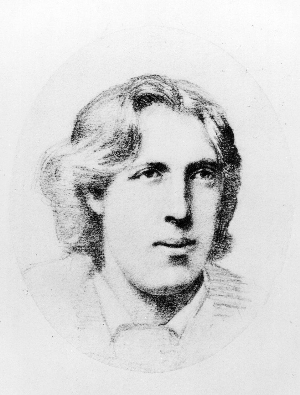 Retrato de Oscar Wilde de French School
