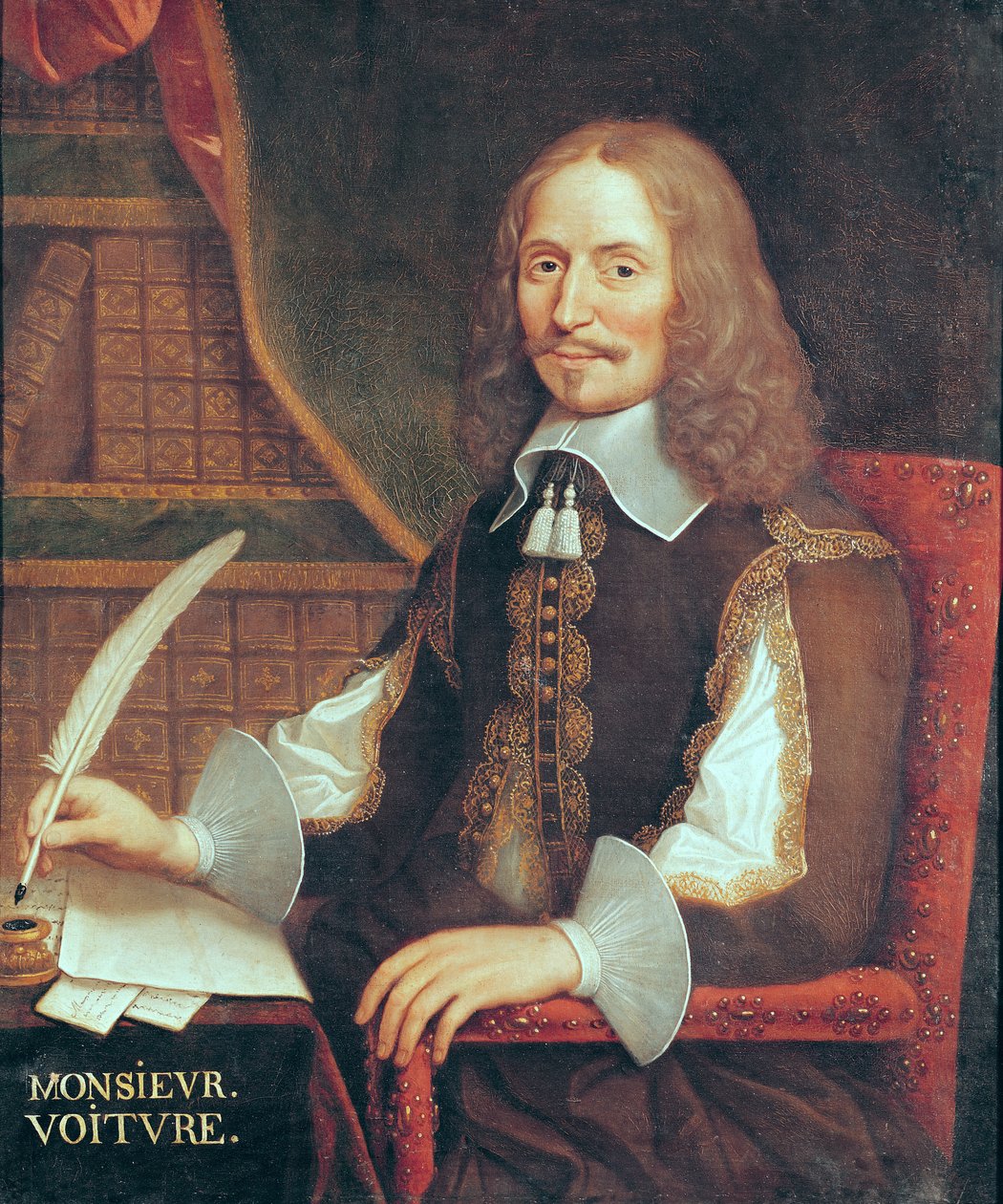 Retrato de Vincent Voiture (1598-1648) de French School