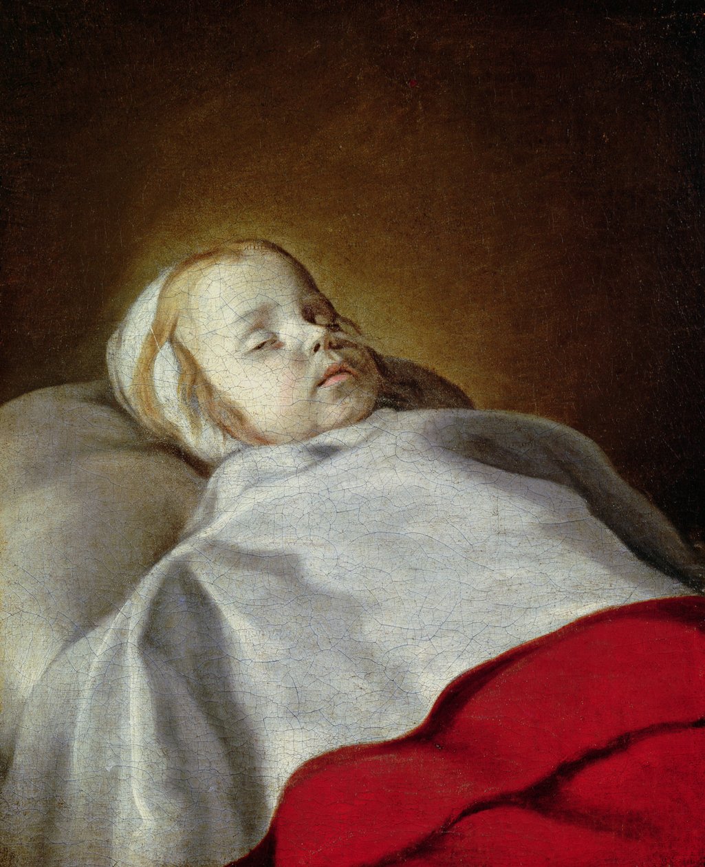 Retrato de un niño muerto, c.1650 de French School