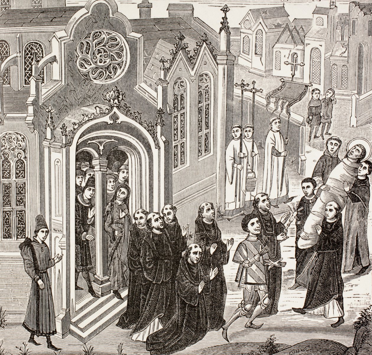 Traslado del cuerpo de María Magdalena a la Abadía de Vézelay, de 