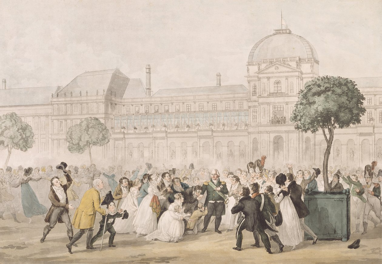 Retorno de Luis XVIII a París, 8 de julio de 1815 de French School