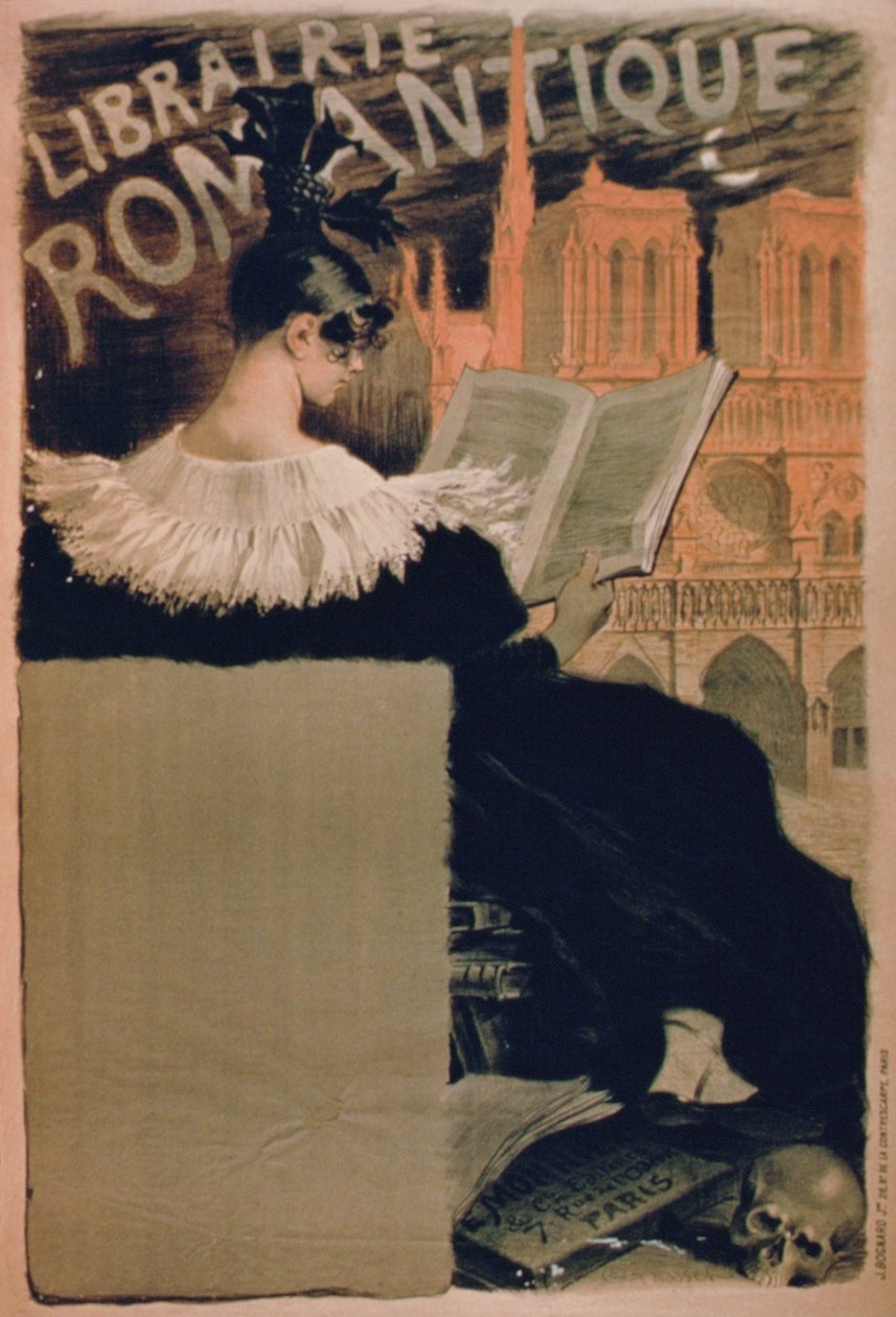 Librería Romántica, París de French School