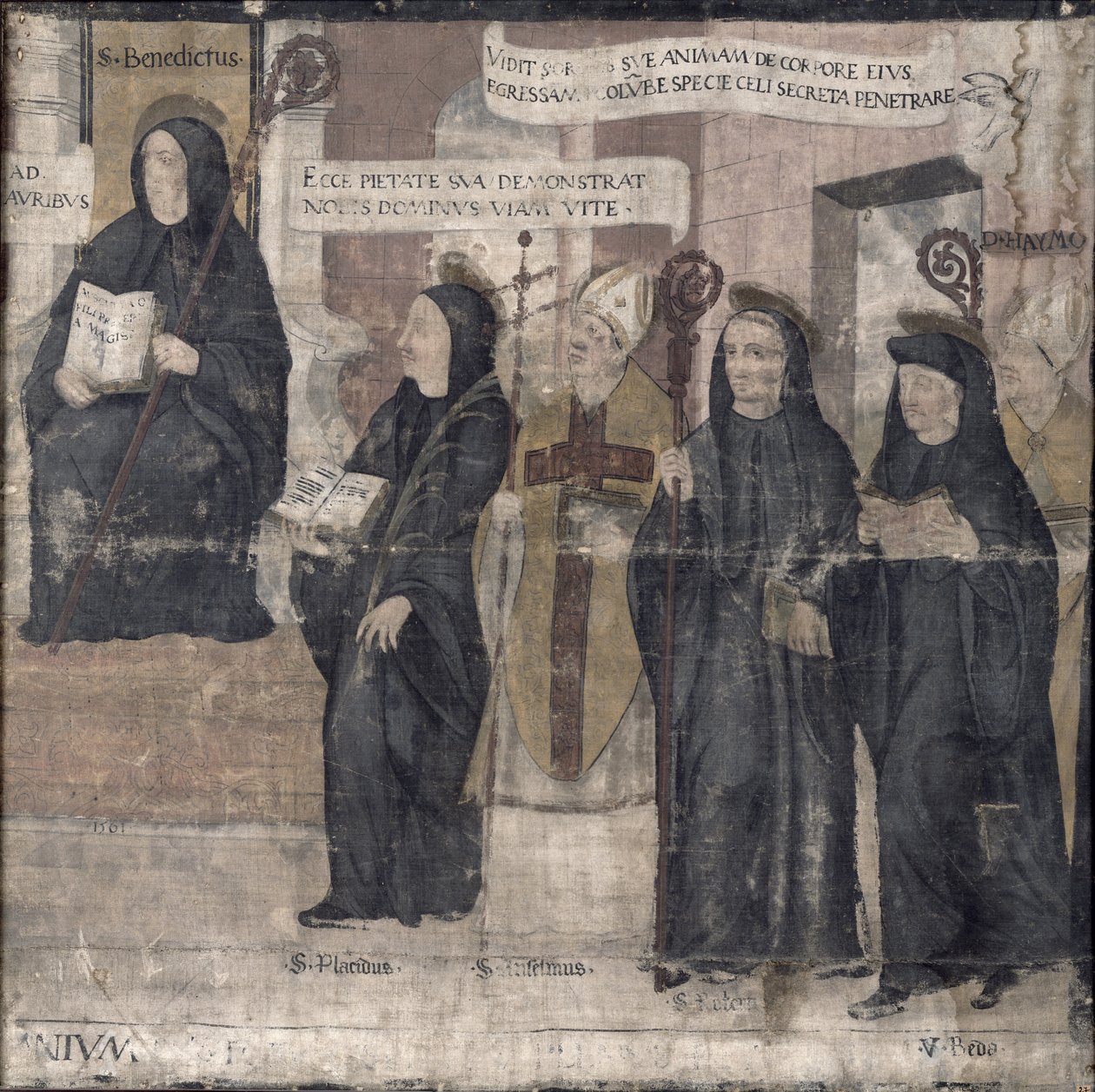 San Roberto y varios santos benedictinos, 1561 de French School