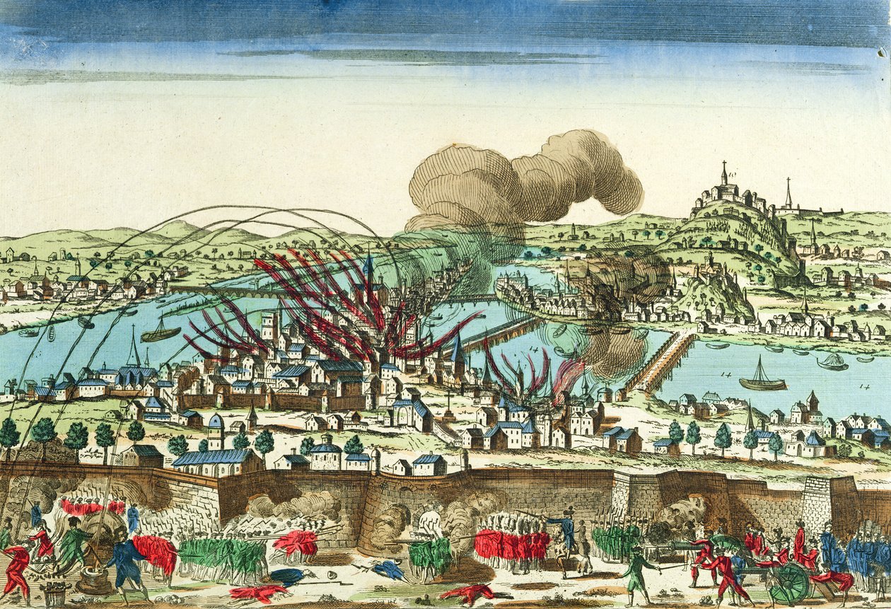 Sitio de Lyon, octubre 1793 de French School