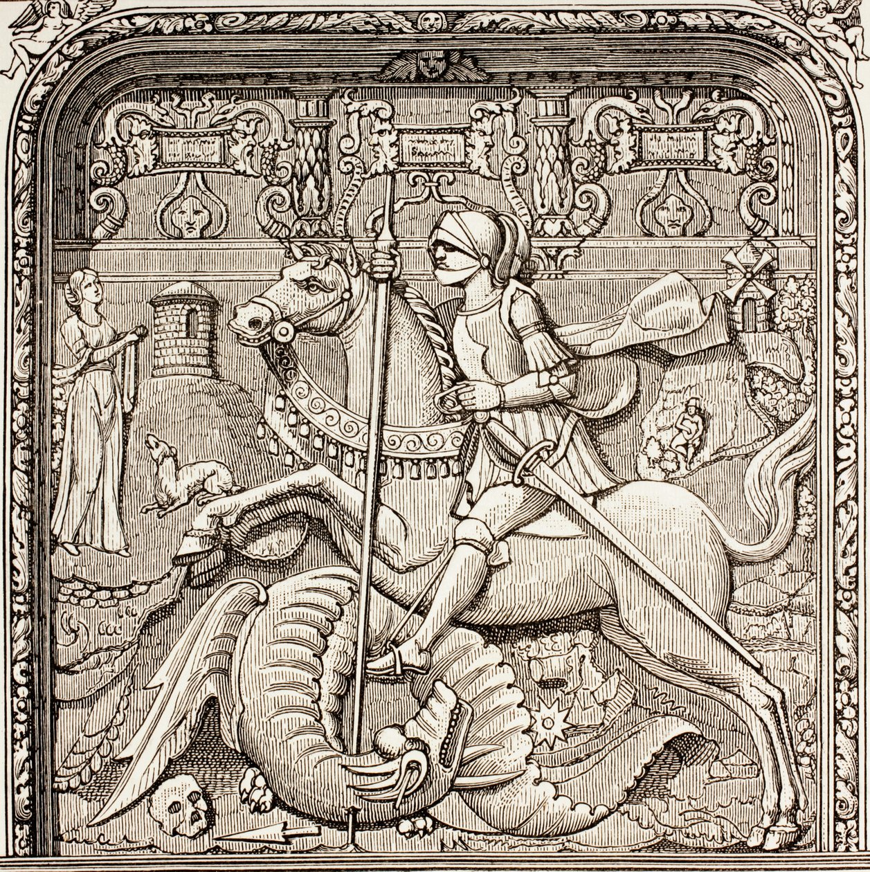 San Jorge matando al dragón, de 