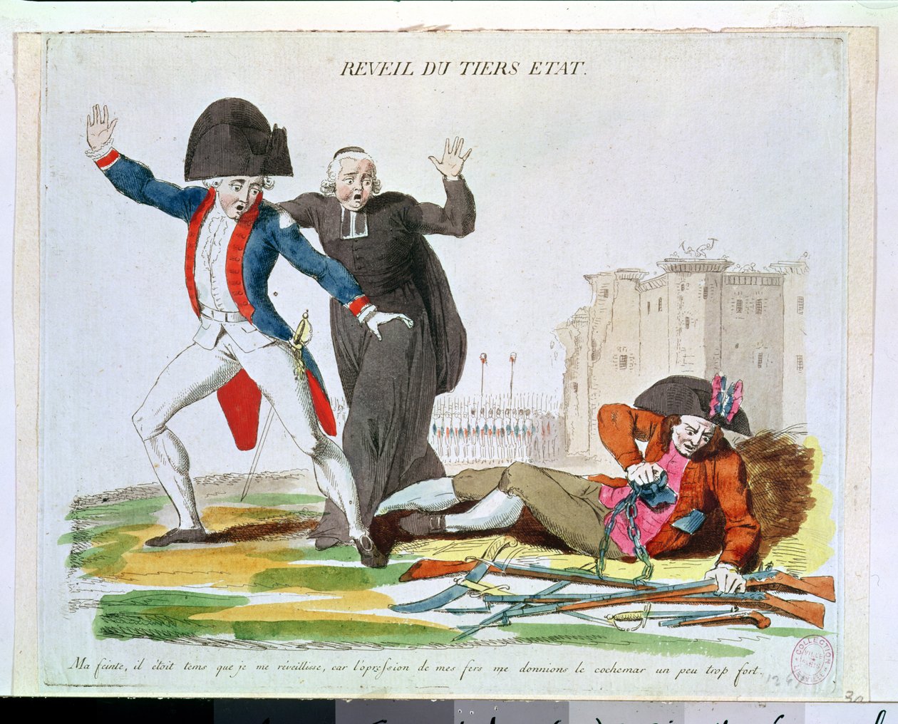 El Despertar del Tercer Estado, julio 1789 de French School