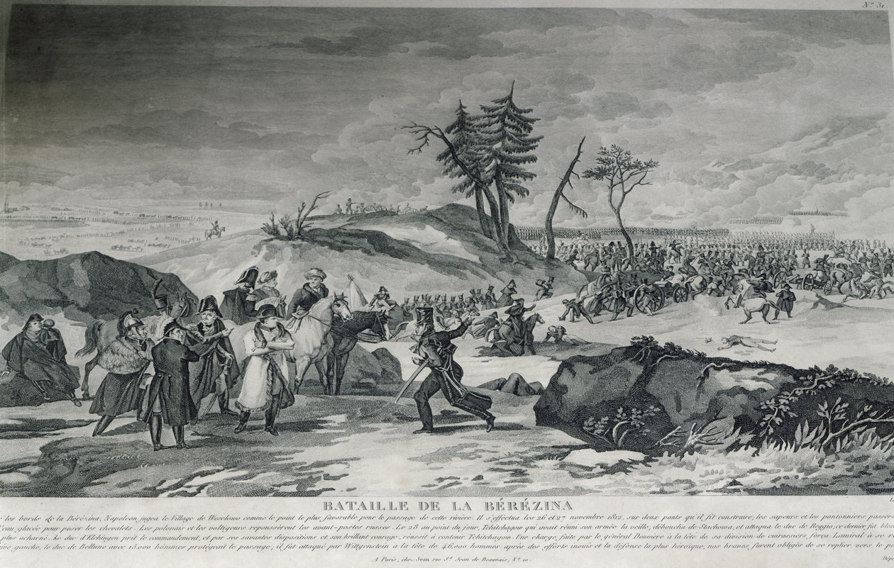La batalla de Berezina de French School