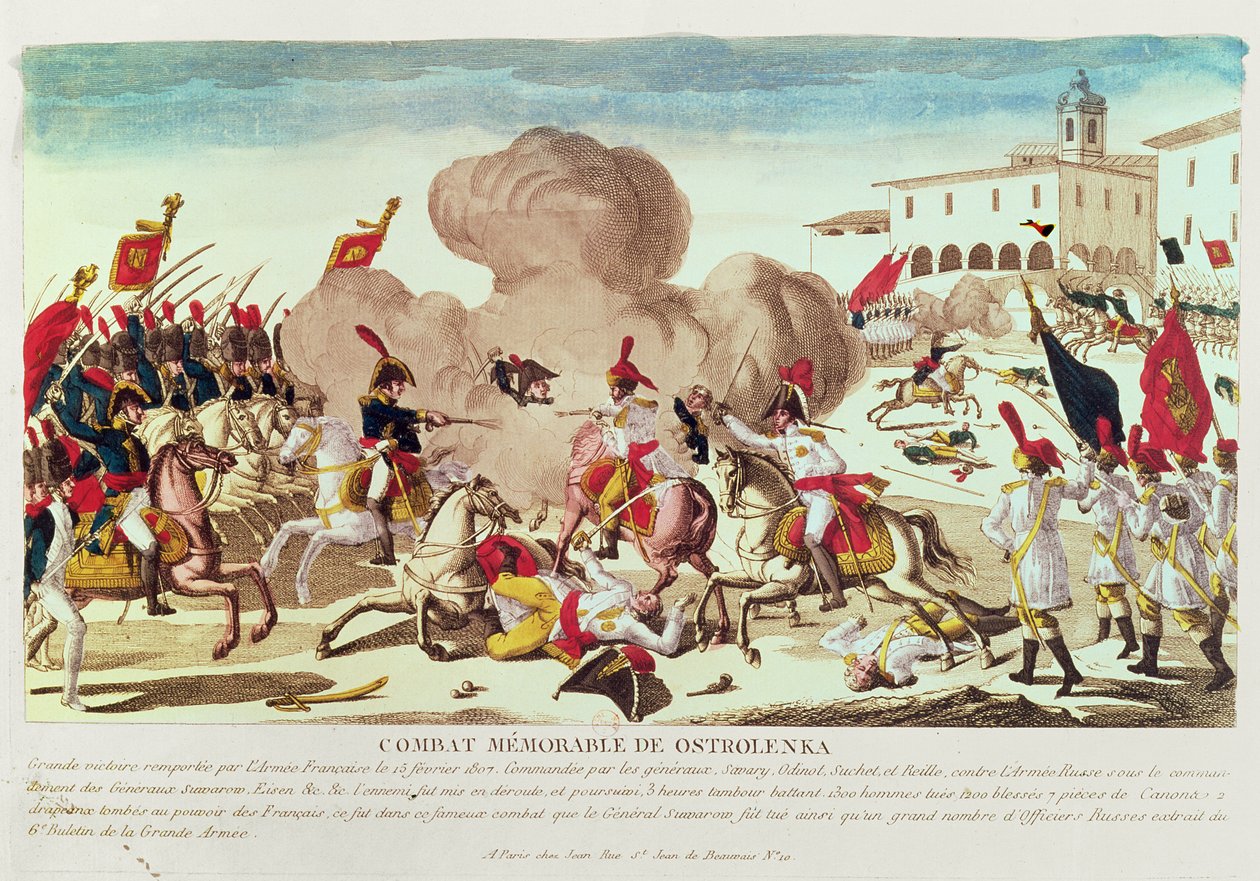 La batalla de Ostrolenka, 15 de febrero de 1807, 1807 de French School
