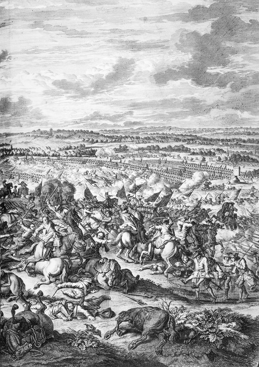 La Batalla de Oudenarde, 1708 de French School