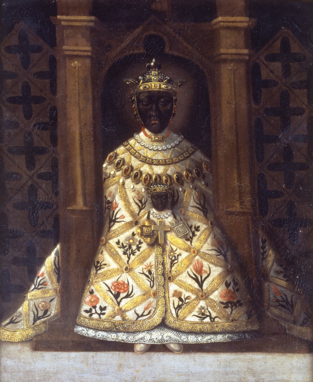 La Virgen Negra en la Chadaraita dada por Luis XI (1423-83) de French School