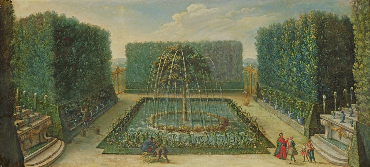 El Bosquet du Marais, principios del siglo XVIII de French School