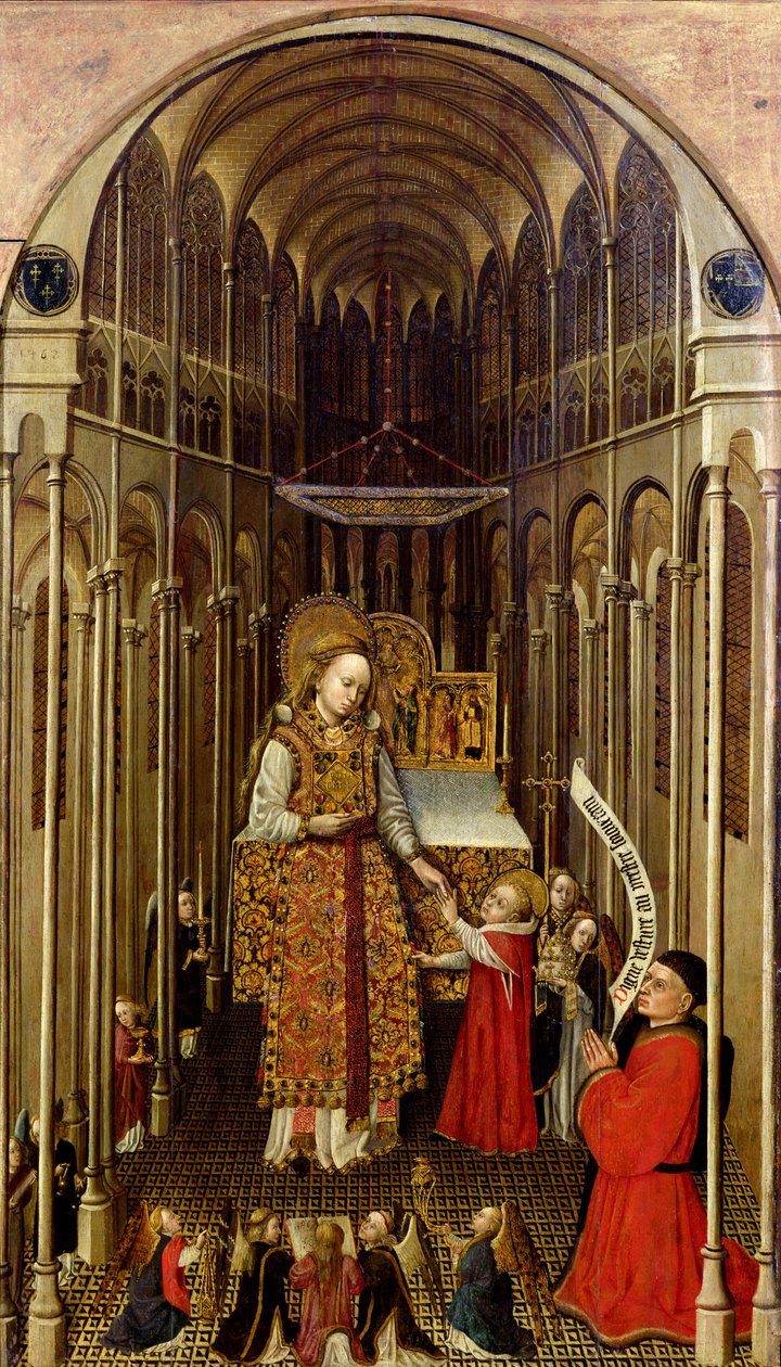 La llamada de la Virgen de French School