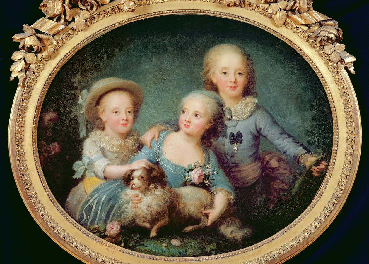 Los hijos de Carlos de Francia, 1781 de French School