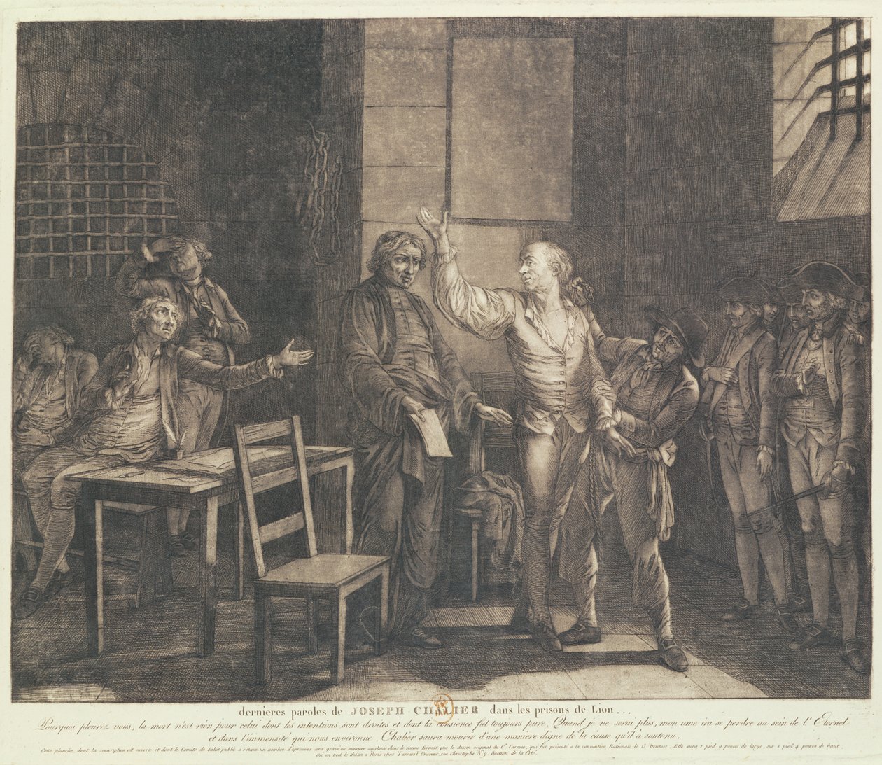 El Discurso Final de Joseph Chalier de French School