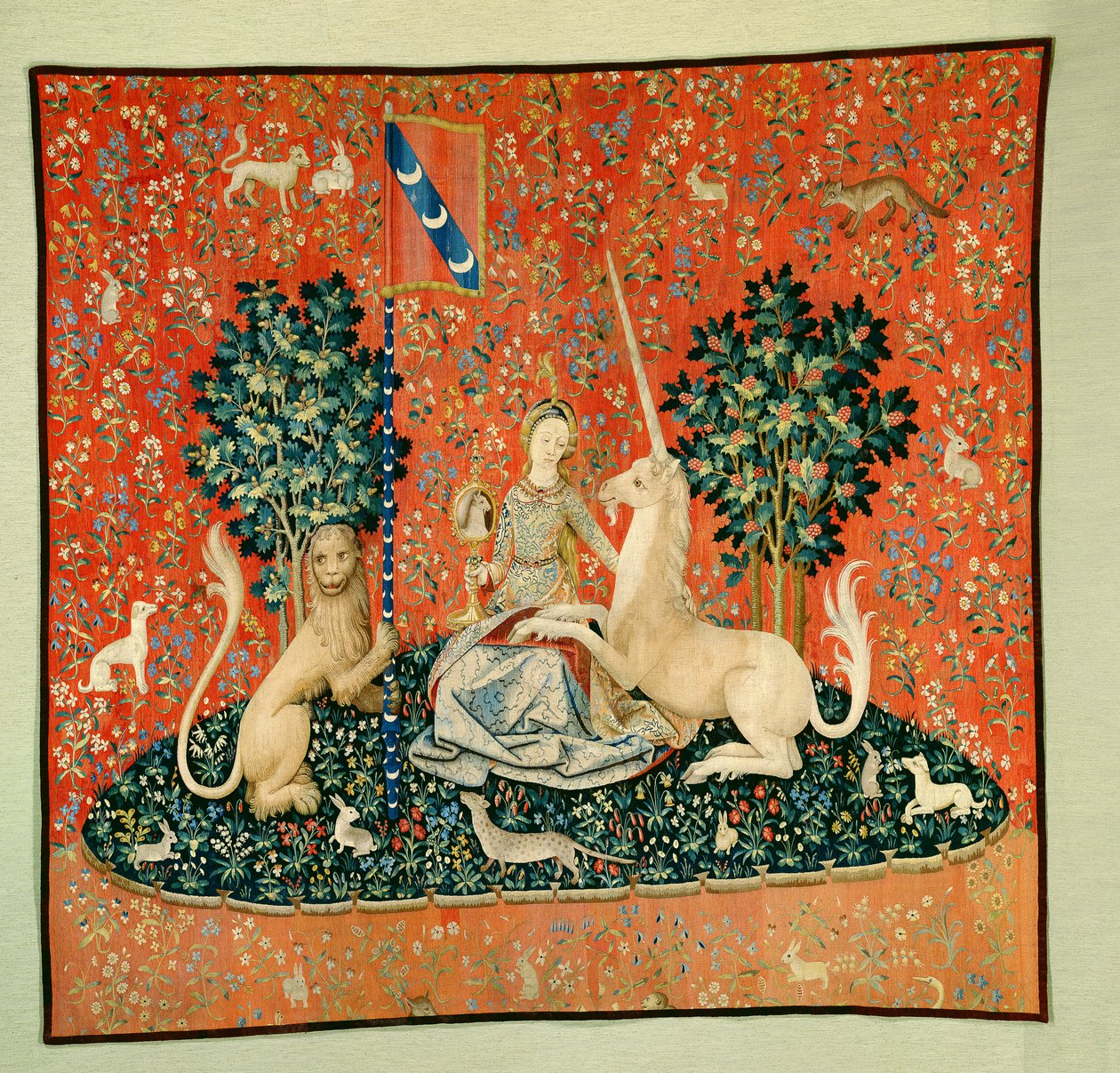 La dama y el unicornio: la vista de French School