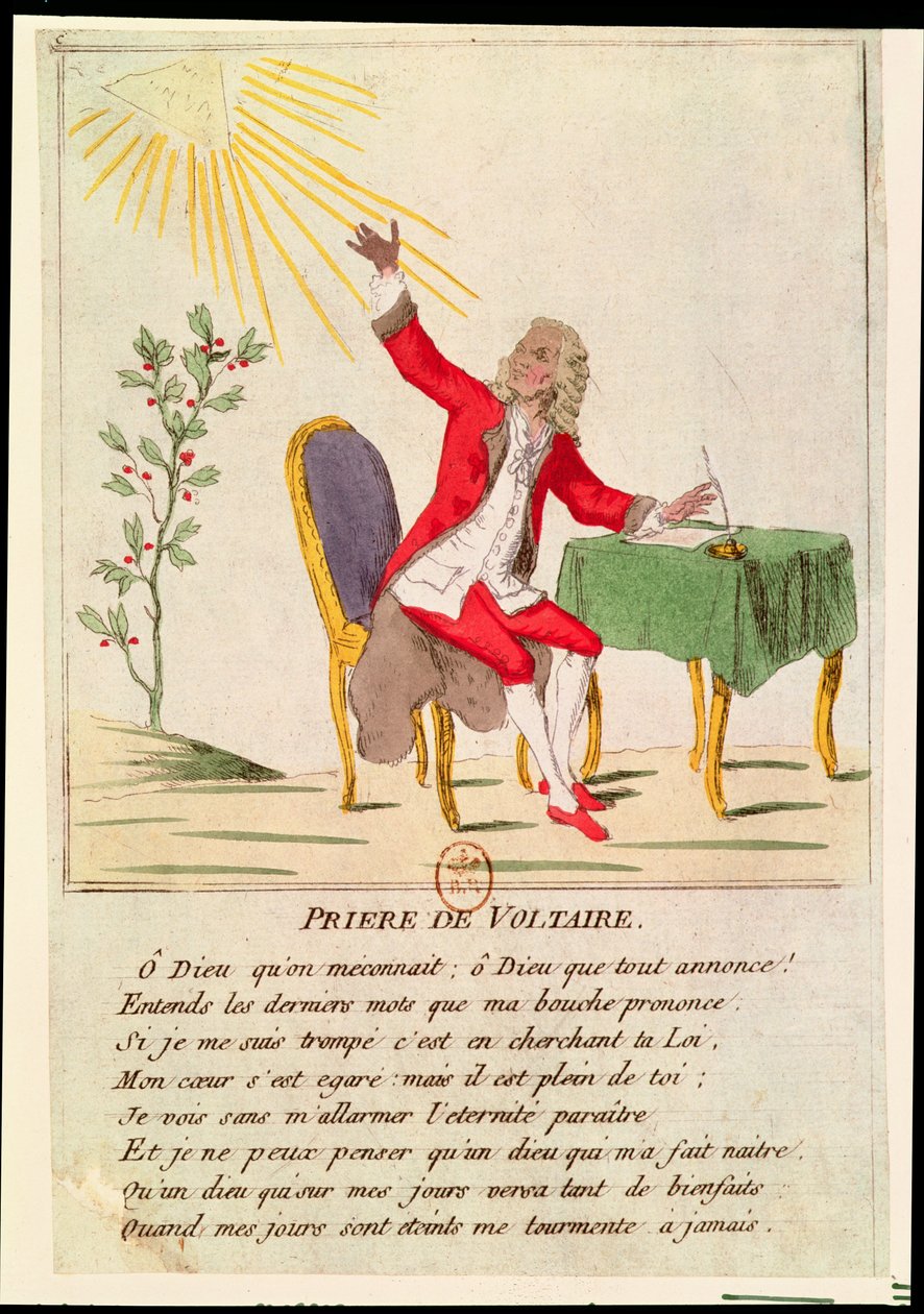 La Oración de Voltaire de French School