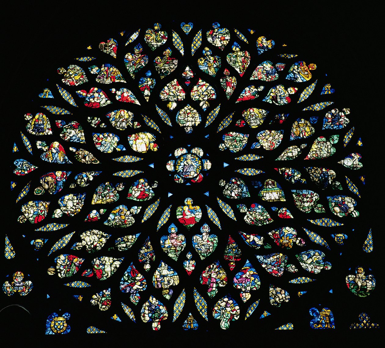 La Revelación de San Juan, rosetón de French School