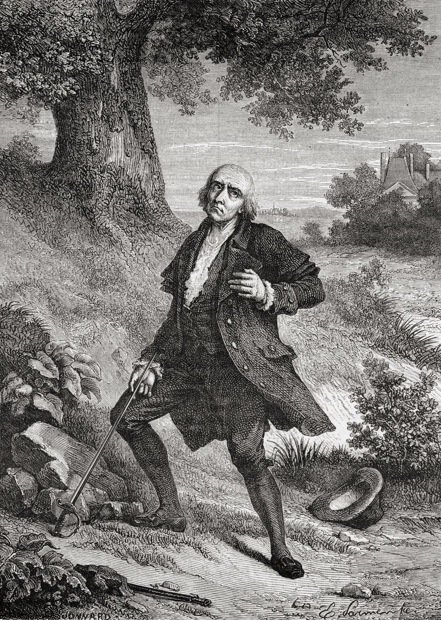 El suicidio de Jean Marie Roland de La Platiere (1734-93) 10 de noviembre de 1793 de French School
