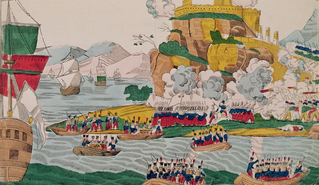 La toma de Argel por los franceses el 4 de julio de 1830 de French School