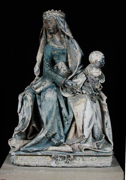 La Virgen y el Niño, de Notre-Dame de Grace de French School