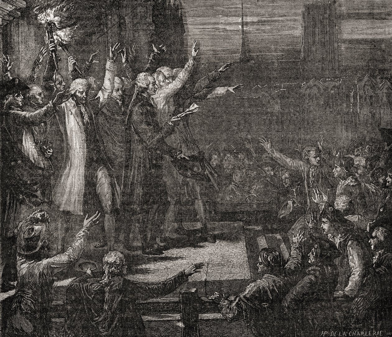 La realización de un juramento civil de French School