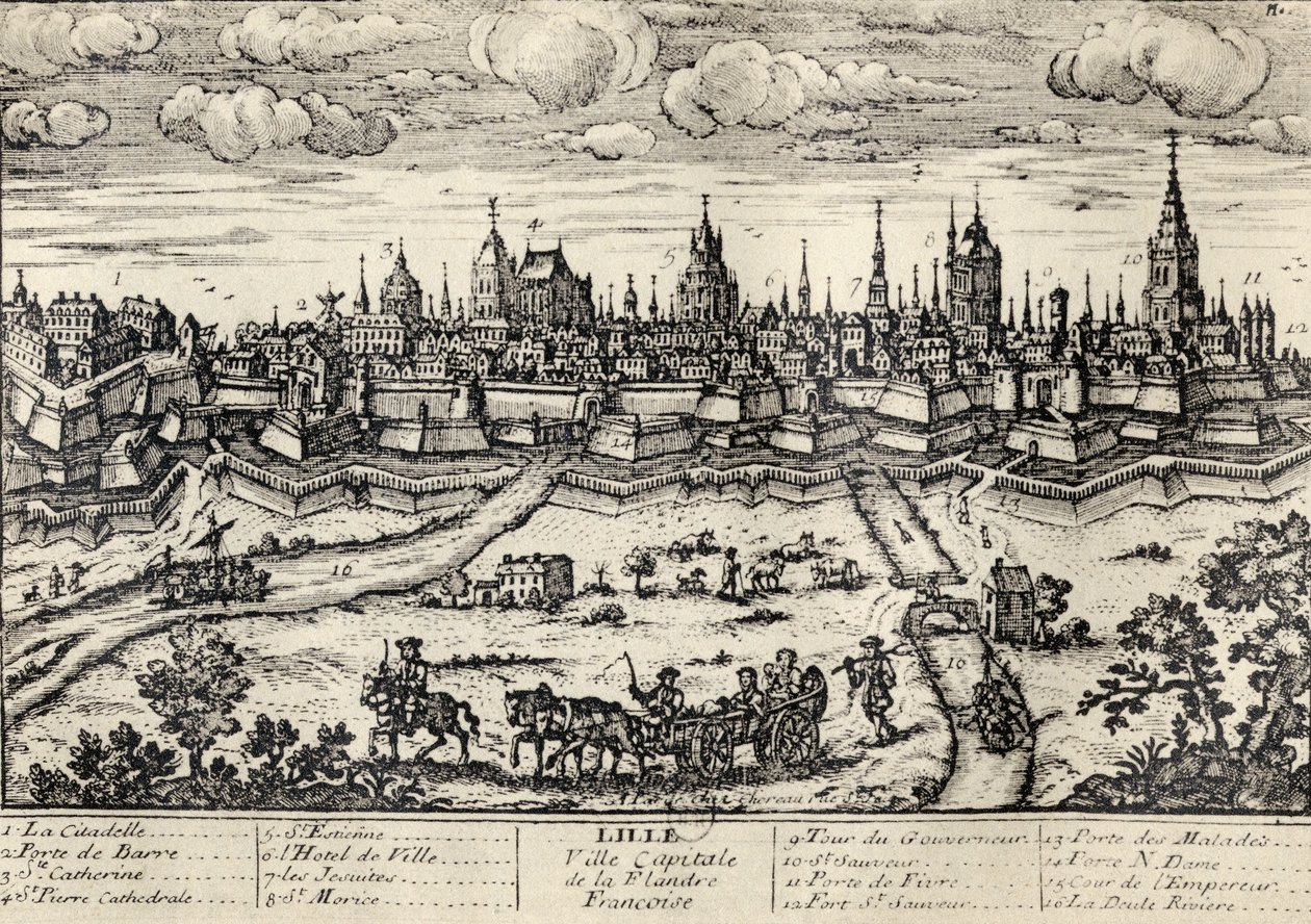 Vista de Lille c.1670, de 