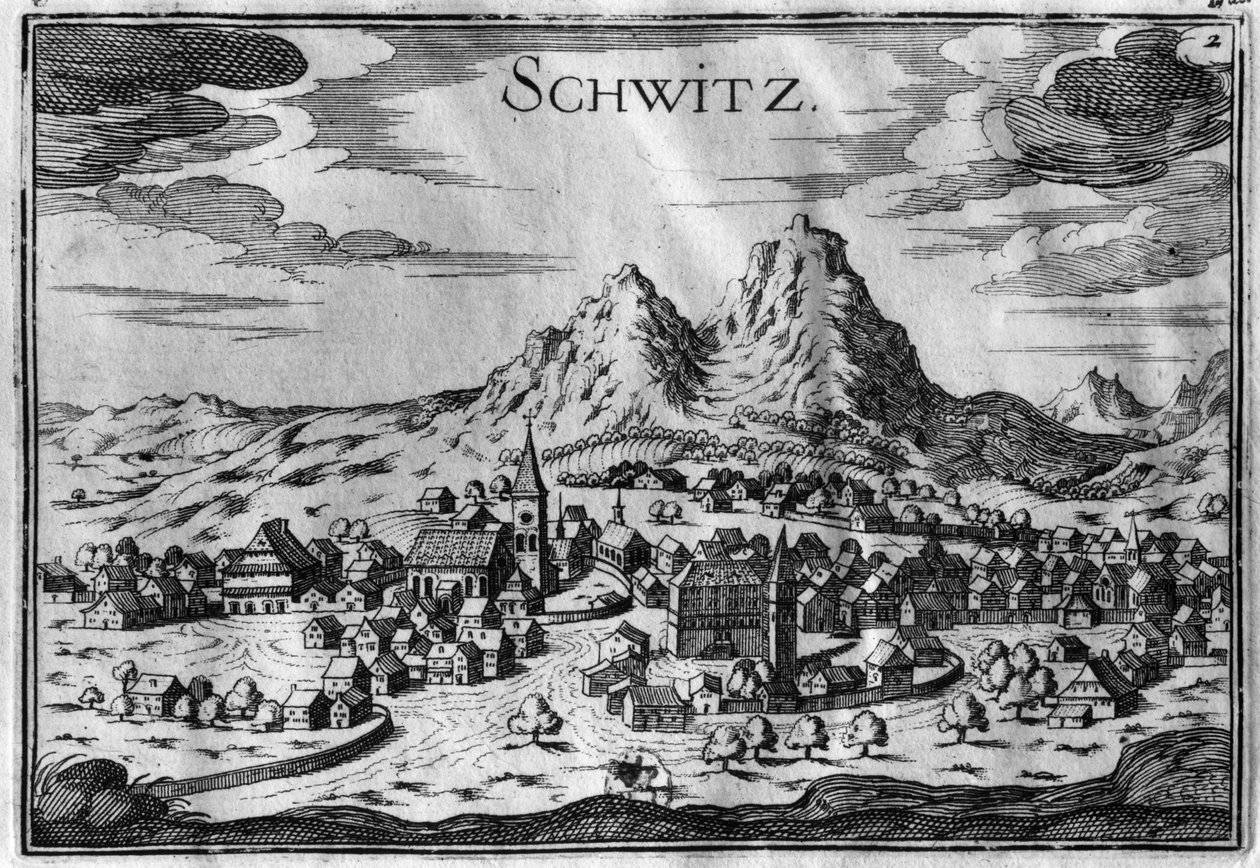 Vista de Schwyz de French School