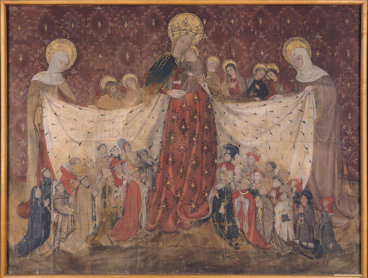 Virgen protectora, c.1417 de French School