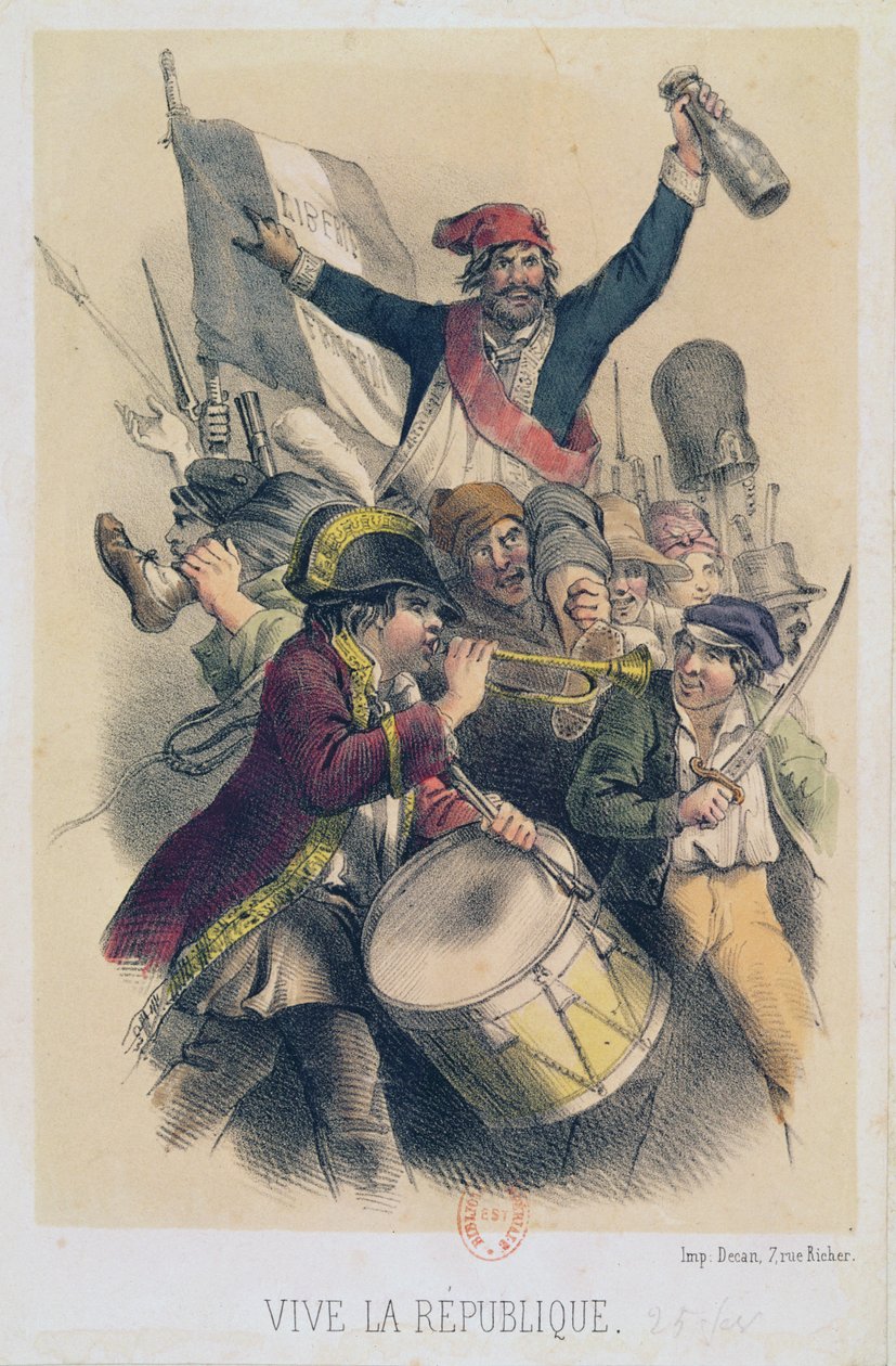Viva la República, 1848 de French School