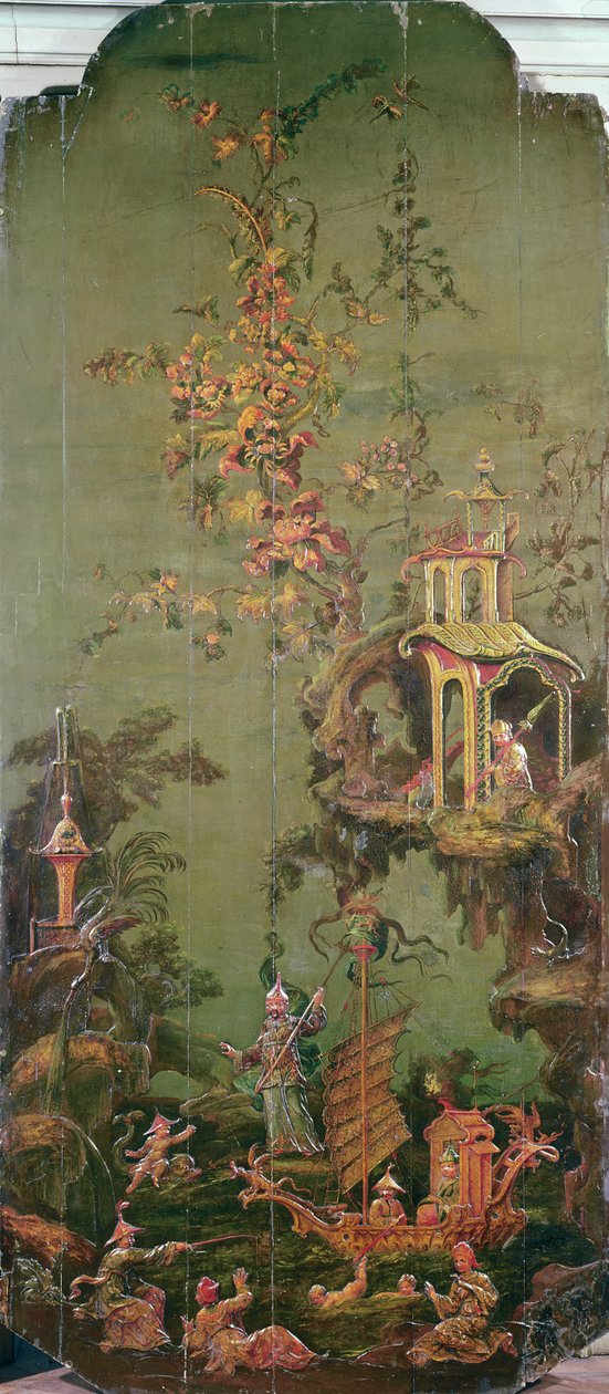 Agua, de una serie de paneles que representan los Cuatro Elementos, c.1730 de French School
