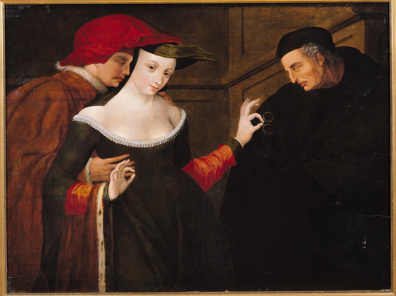 Mujer entre dos edades de French School