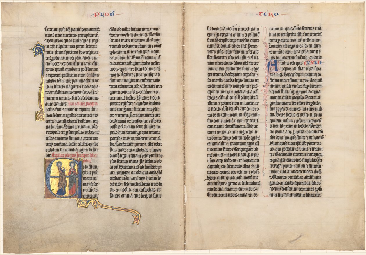 Josué ante el Señor de French 13th Century