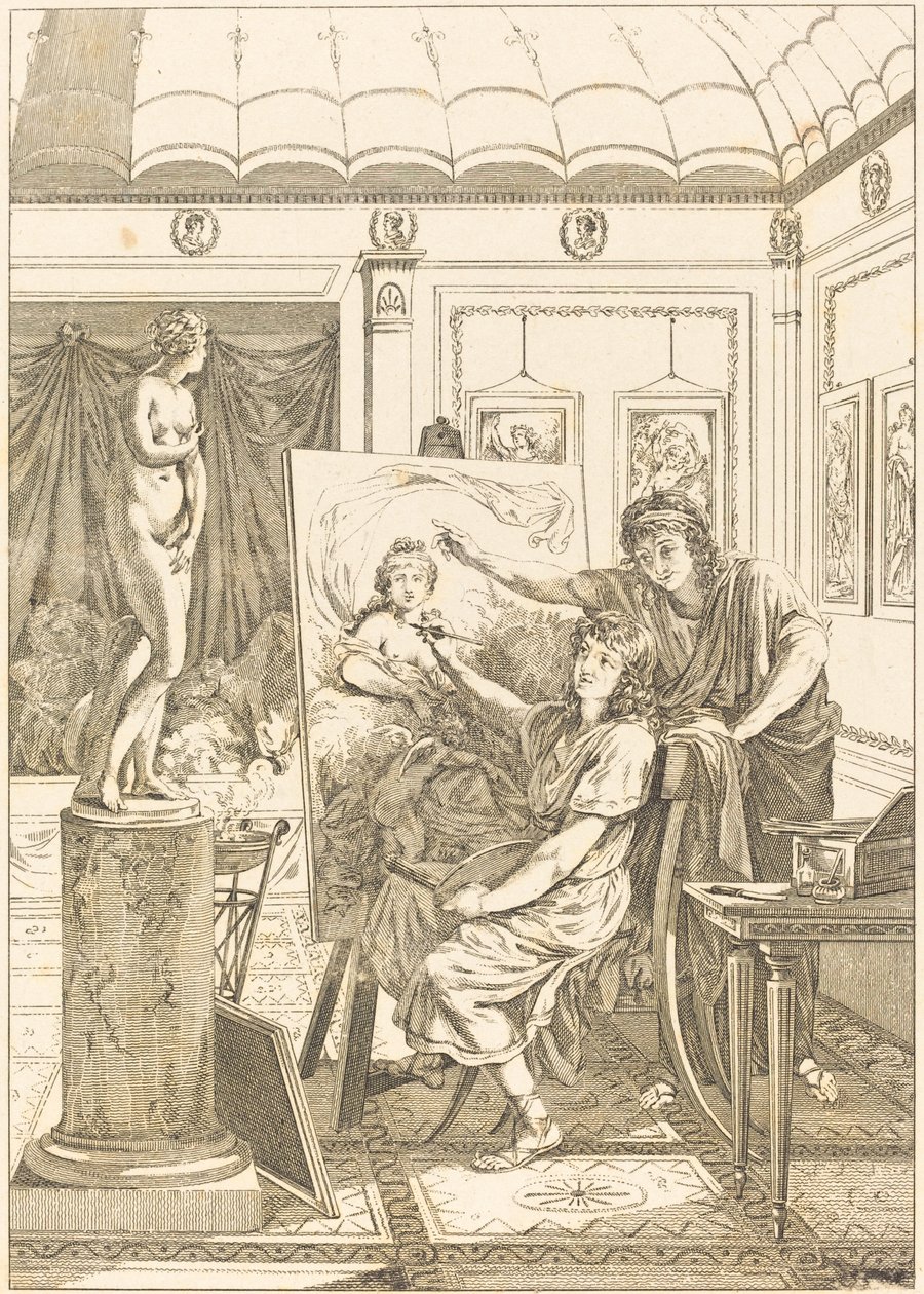 Imitación de Anacreonte: El Retrato de Iris de French 18th Century