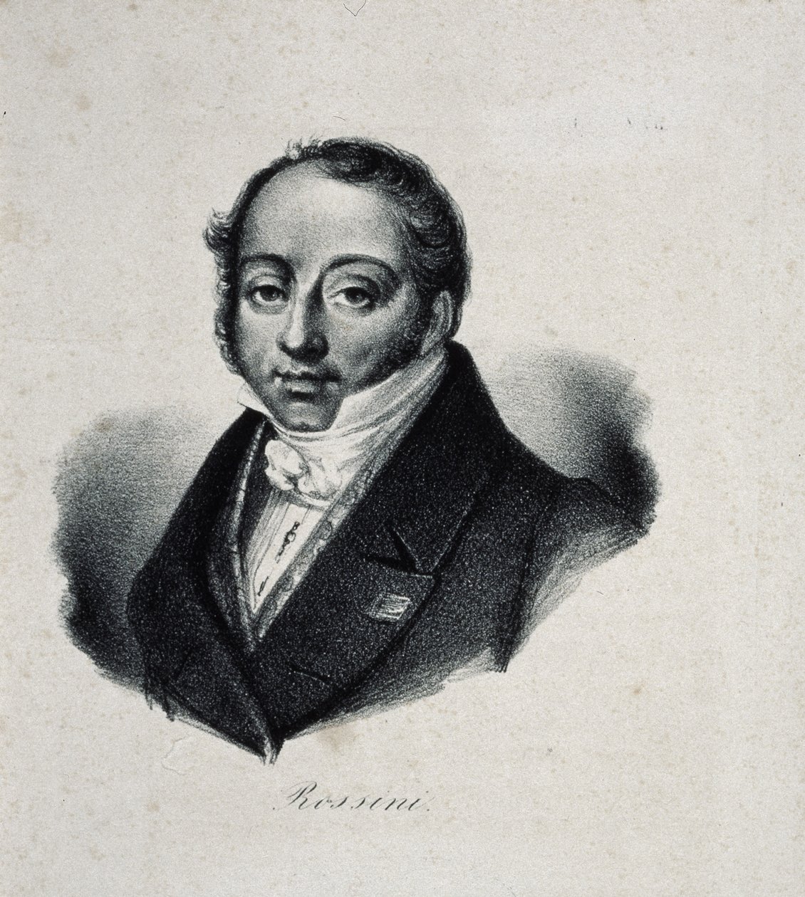 Retrato del compositor Gioachino Antonio Rossini de French Master