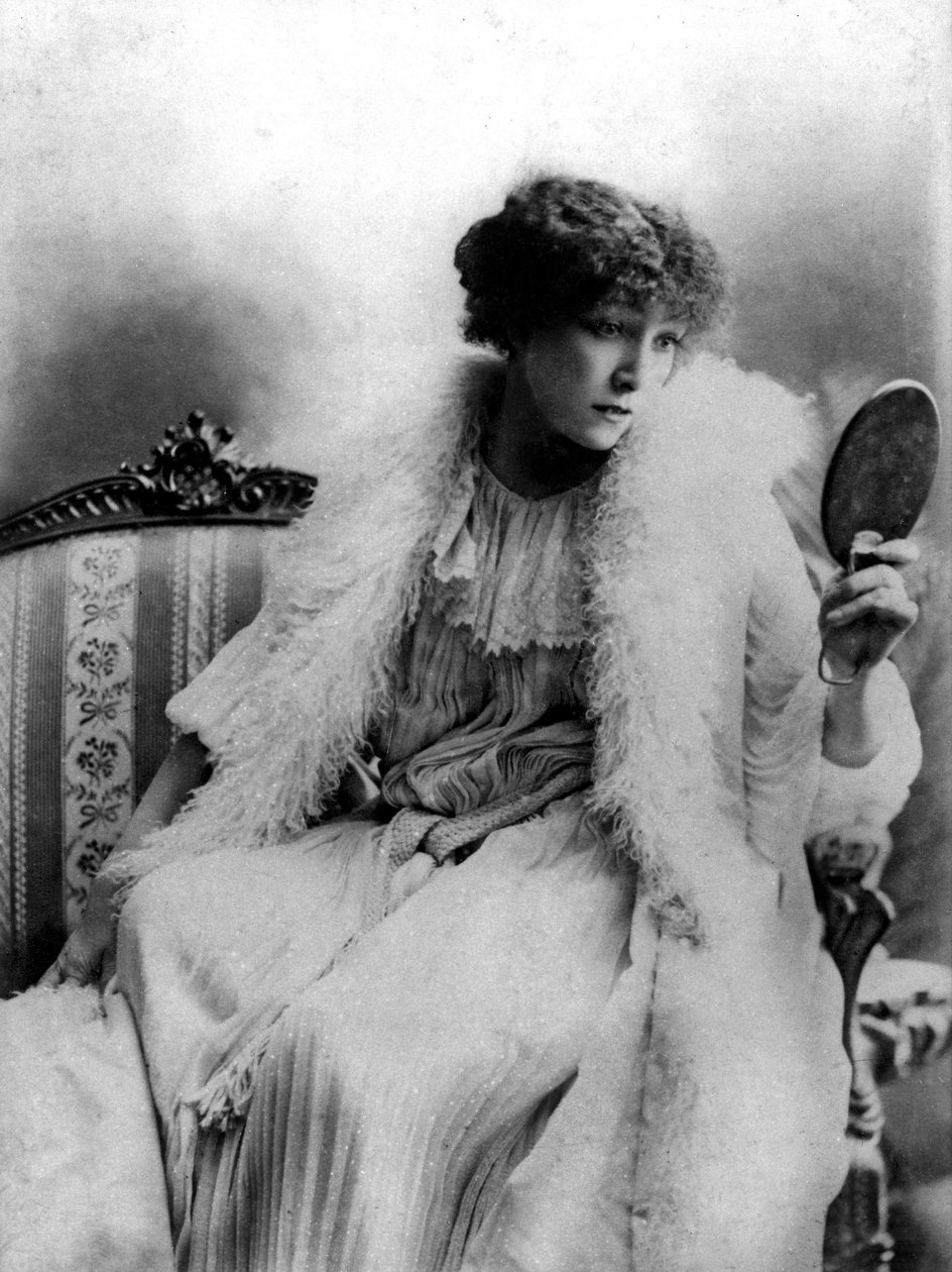 La actriz Sarah Bernhardt (1844-1923) como Marguerite Gautier en 