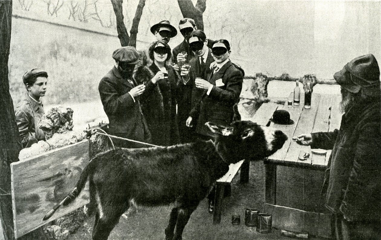 Celebrar la farsa: en el Salón de los Independientes de 1910 se presentó una pintura firmada por el “Pintor Futurista Excesivo” Boronali, titulada “Et le soleil fell asleep sur l