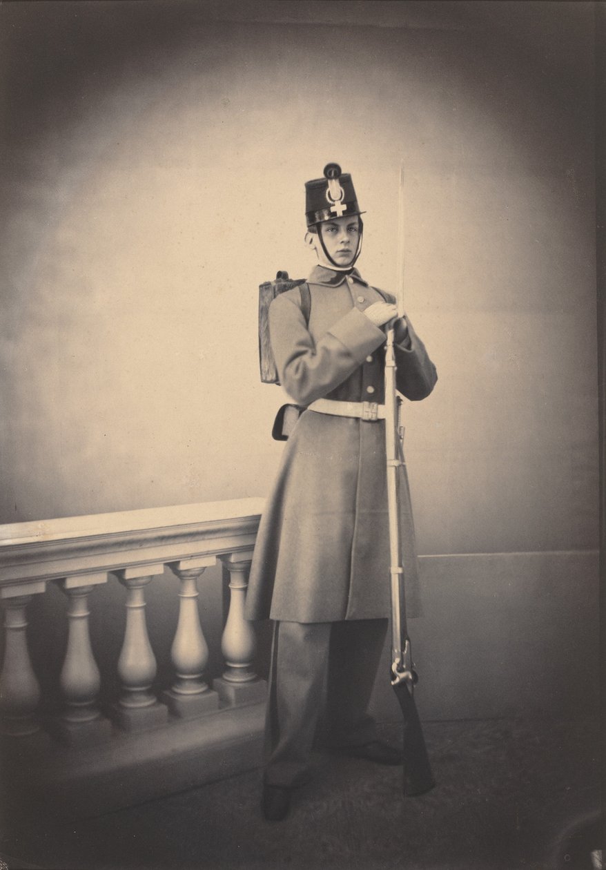 Duque de Chartres,c. 1856 (foto) de French Photographer