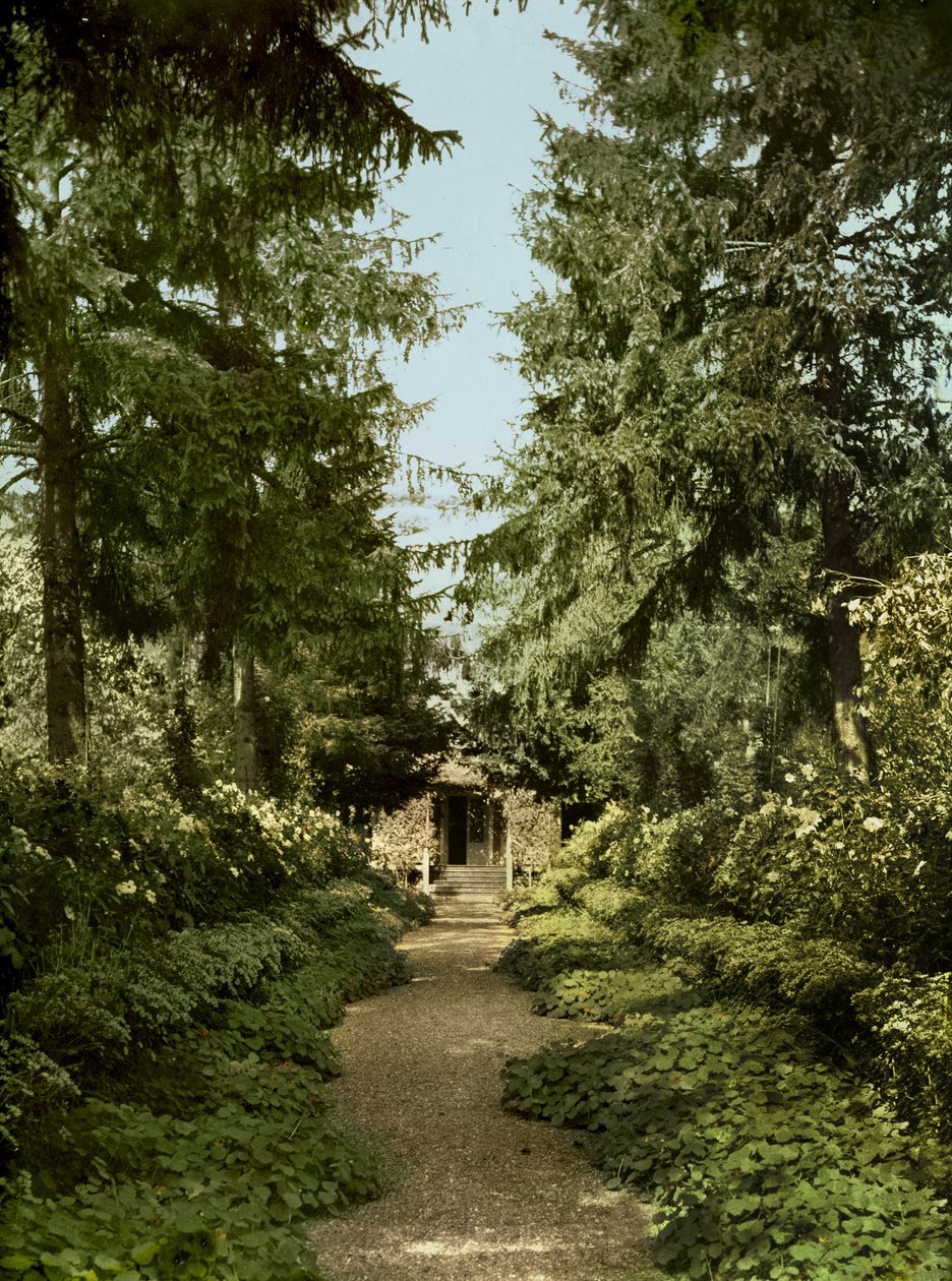 Camino en el jardín de Claude Monet, Giverny de French Photographer