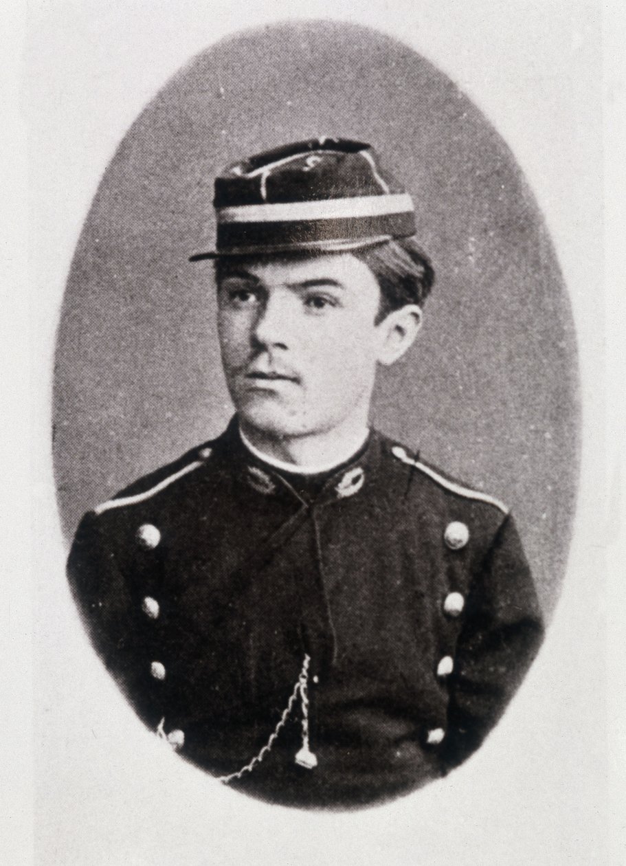 Henri Poincaré, estudiante en la Escuela Politécnica - Bibl. de la Escuela Politécnica de French Photographer