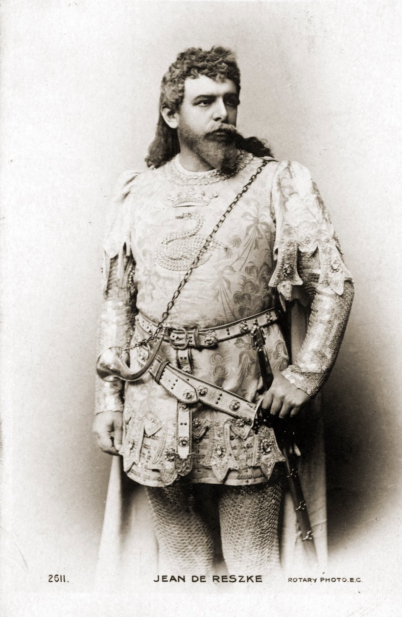 Jean de Reszke como Romeo en la ópera Romeo et Juliette de Charles François Gounod de French Photographer